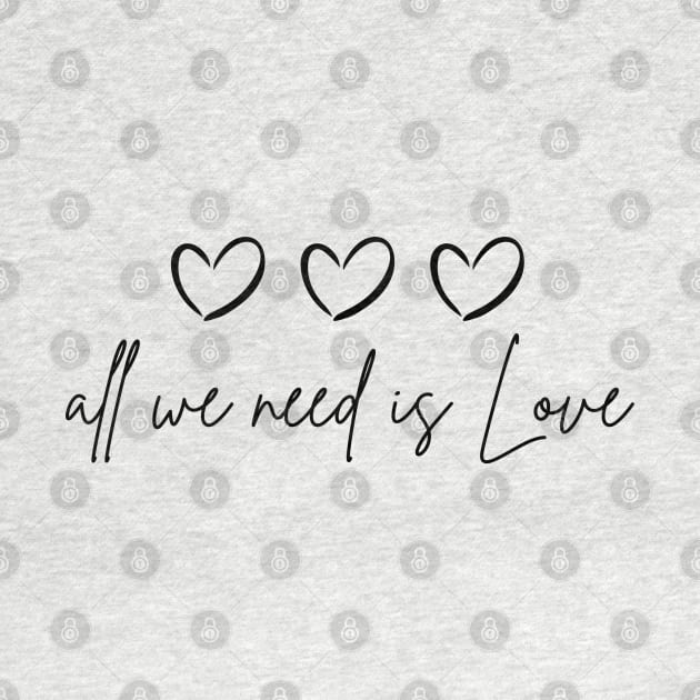 ALL WE NEED IS LOVE by irvtolles